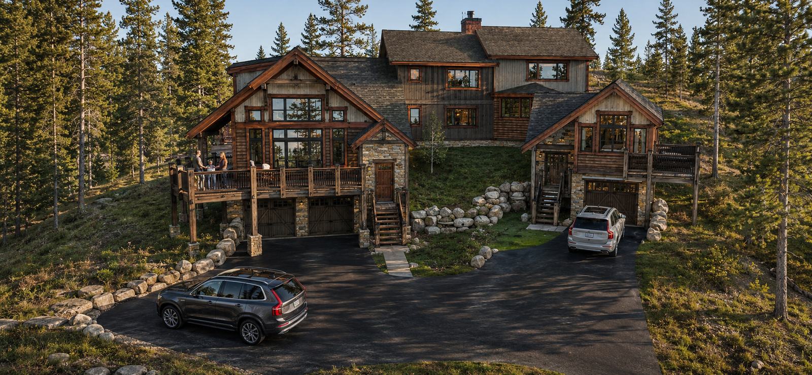 Baldy Crest — conceptual render from the SketchUp model