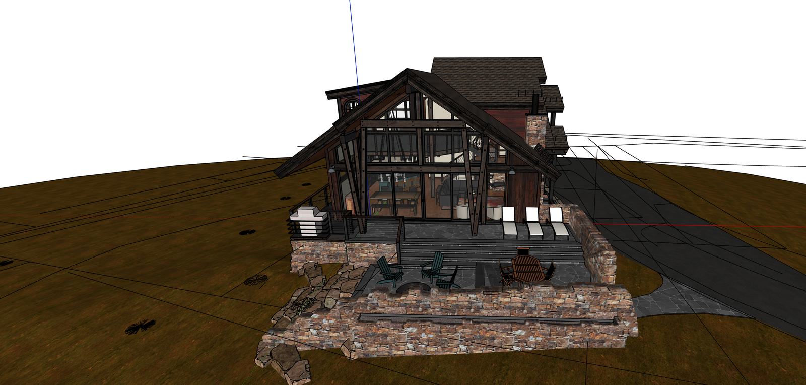 French Nest — the raw SketchUp model