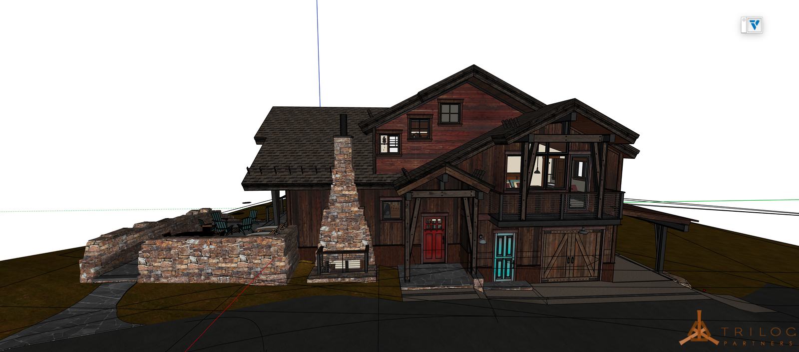 French Nest — the raw SketchUp model