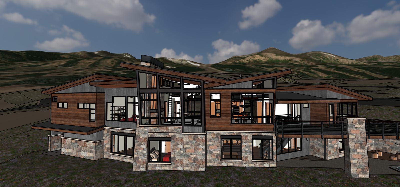 Hamilton Preserve — the raw SketchUp model