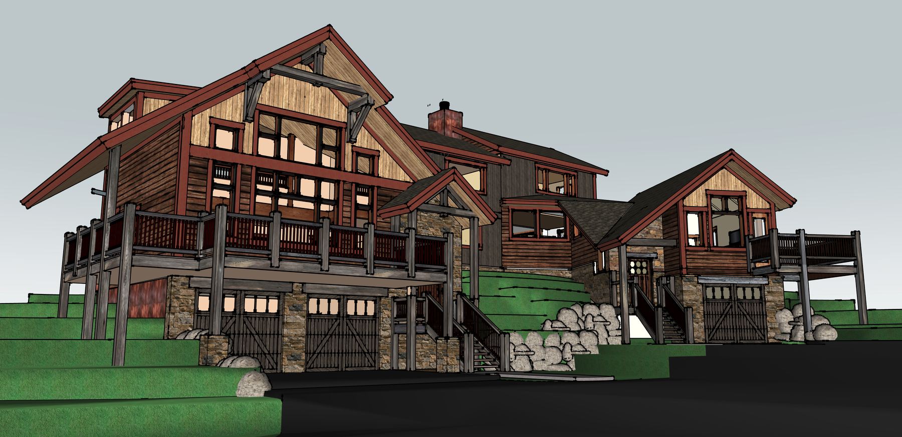 The virtual model of the residence