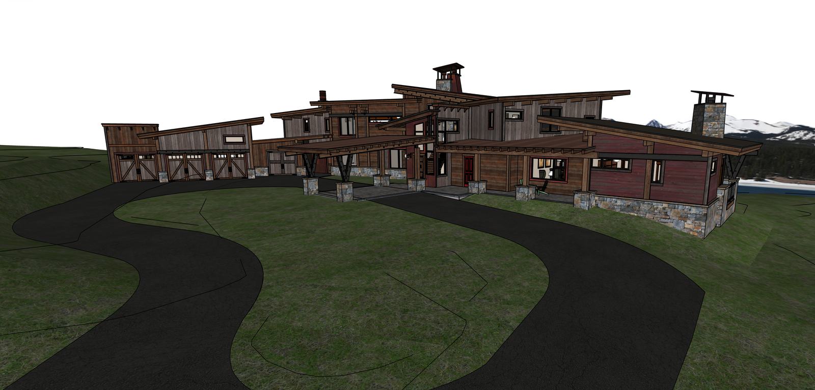 Tarnwood — the raw SketchUp model