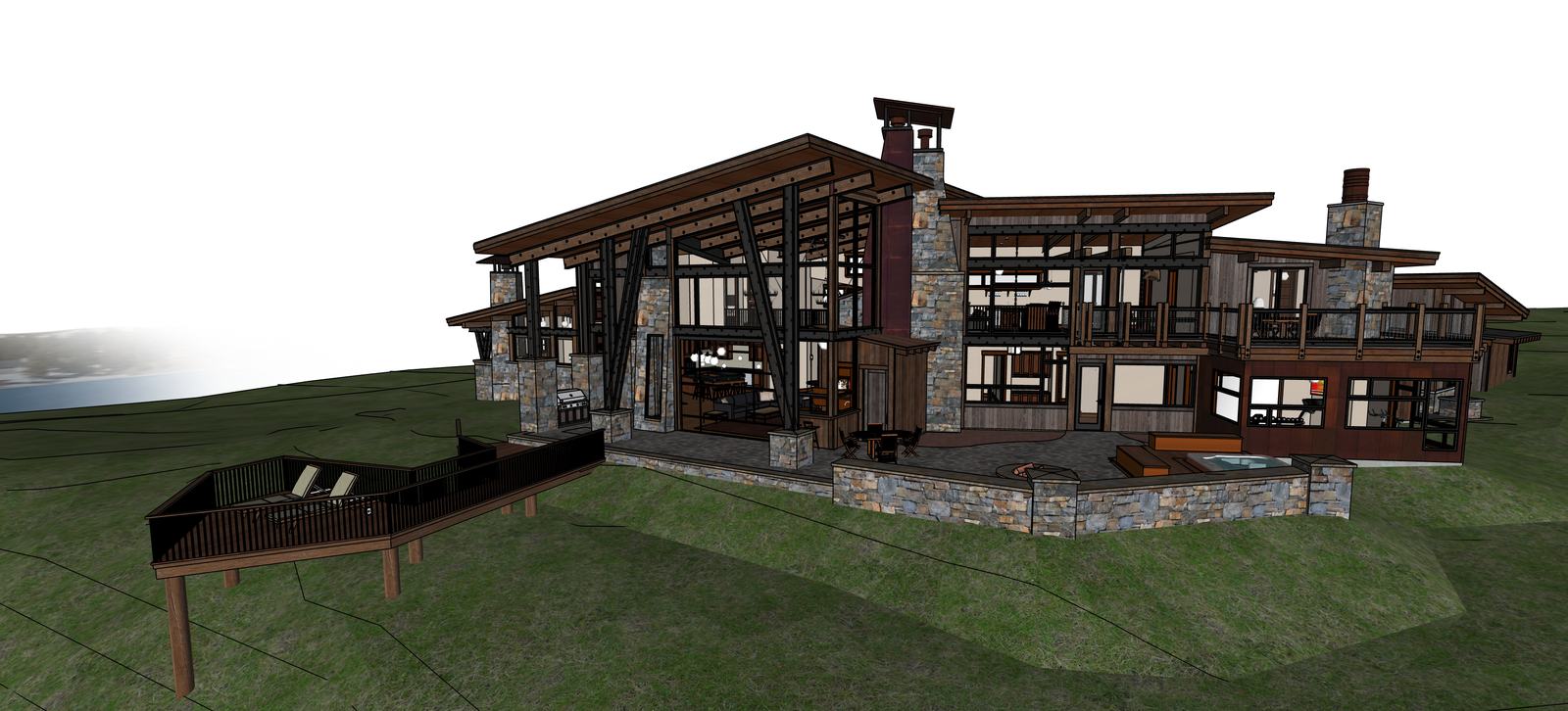 Tarnwood — the raw SketchUp model