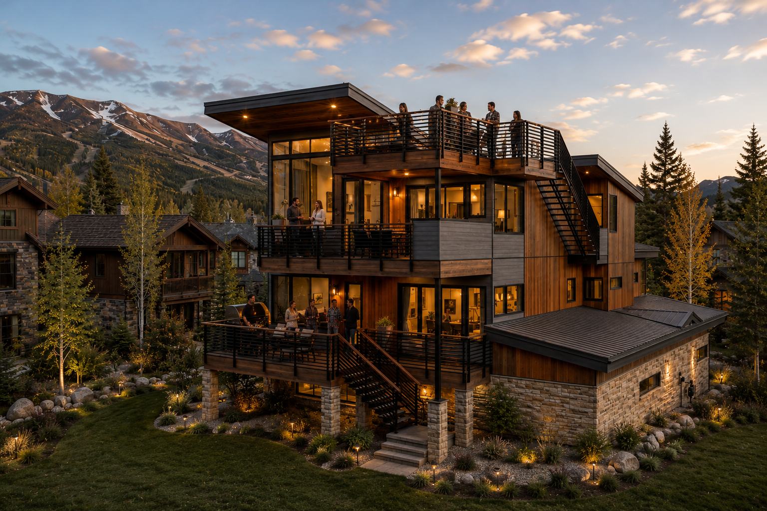 Peak 11 — conceptual render from the SketchUp model
